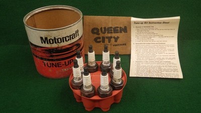 NOS Ford/Motorcraft tune up kit/spark plug set TKF-1 w/Autolite BF-42 Powertip