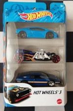 2021 Hot Wheels 3 Pack Lamborghini Huracan Blue Lotus Esprit S1 Street Creeper