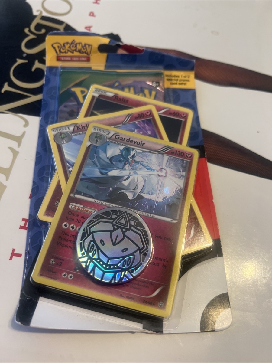 Pokemon XY Roaring Skies Sealed Blister Pack coin promo gardevoir