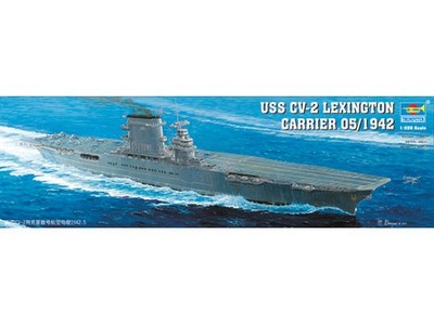 Trumpeter 5608 US Aircraft Carrier Lexington CV-2 1/350 Scale Plastic Model Kit