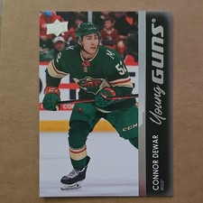 2021-22 Upper Deck Extended Series Young Guns Rookie #702 Connor Dewar Wild NHL