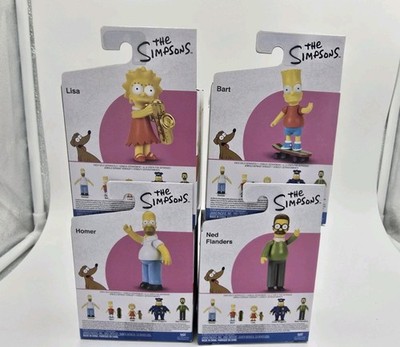 4 Pc Set 2024 JAKKS PACIFIC THE SIMPSONS WAVE 1 2.5