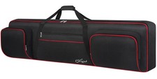 88 Key Keyboard Case, Padded Gig Bag with Handle, Straps, 3 Pockets, 53.5"x13...