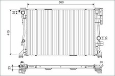 FITS INFINITI Q30 1.6 RADIATOR, ENGINE COOLING 701158 VALEO
