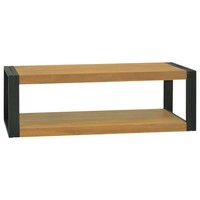 Wand-Badregal 110X45X35 Cm Massivholz Teak