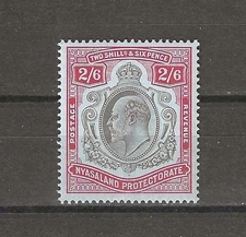 NYASALAND 1908/11 SG 78a MNH 