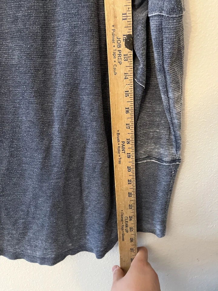 Sudadera Lucky Brand Ala de Murciélago Alta-Baja Manga Larga Pullover Cuello Redondo Talla M Foto 4 de 4