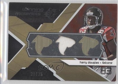 2008 SPx Winning Materials Single Jersey Team Logos 23/25 Harry Douglas b6s