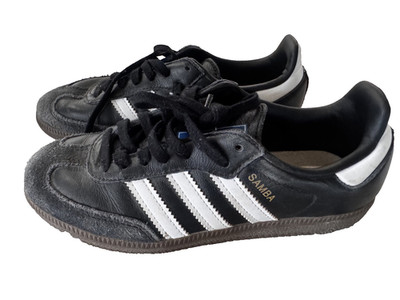 adidas Samba OG J Black White IE3676 Youth Size 4Y