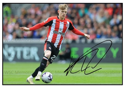 11066. Keane Lewis-Potter Signed Pictures (A4 Prints) Brentford Hull City etc.
