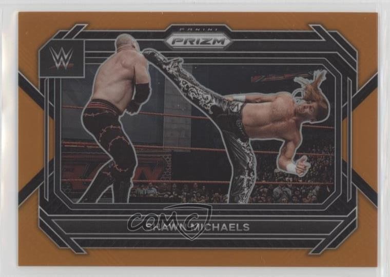 2023 Panini Prizm WWE Orange Prizm 48/99 Shawn Michaels #79 8e3