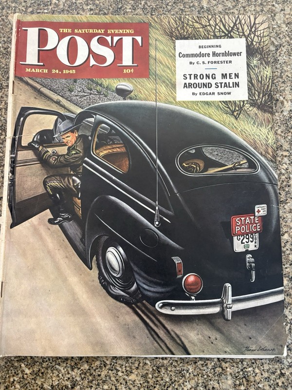 Connecticut State Police, Saturday Evening Post Magazine, March 24,1945