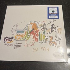 Crosby Stills Nash - So Far Vinyl LP Rhino Records Clear Vinyl NEW