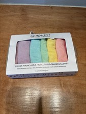 Honest 10-Pack Terry Wash Cloths 100 Organic Cotton for Infant Boy Or Girl New