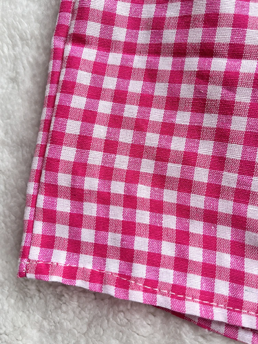 Gingham Boxer Shorts for Women Teen-Girls Elastic Waistband Pull-On Red Blue Pla - Picture 7 of 12