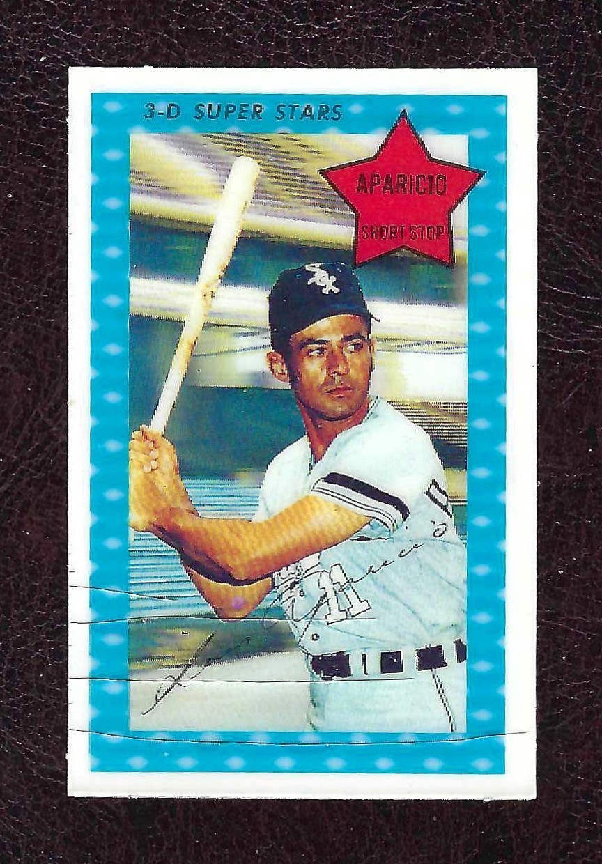 Luis Aparicio #19 Baseball Cards 1971 Kellogg's trading card — raw and PSA graded price guide