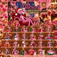 Pink Panther Christmas Advent Calendar Cozy Home Gift Set Gift For Fans DD859