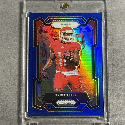 Tyreek Hill 2024 Panini Prizm Draft Picks Blue # /199 #80 Card NCAA UWA Tigers