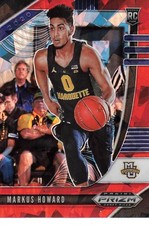 2020-21 Panini Prizm Draft Picks - Markus Howard #80 Red Ice Prizm (RC)