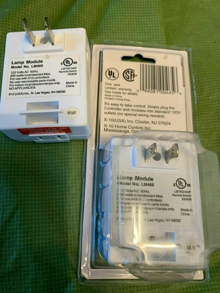 X-10 Powerhose Lamp Module LM465 (SET OF 2 FOR THE LISTED PRICE) - USED - Image 2 of 3