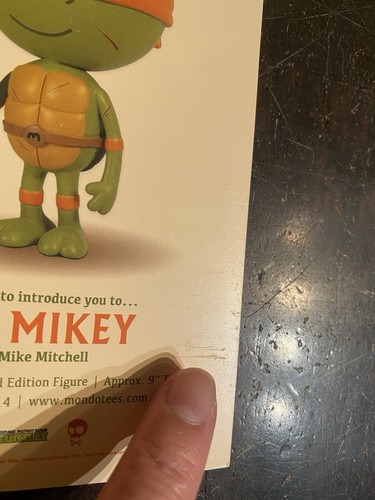 SDCC 2014 Postkarte Teenage Mutant Ninja Turtles Michelangelo 90er Ice Cream Mondo - Bild 6 von 7