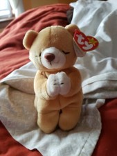 TY RARE Beanie Baby HOPE The Praying March 23, 1998 Metallic tag errors 