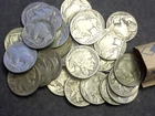 ROLL 1930-S BUFFALO NICKELS F-VF