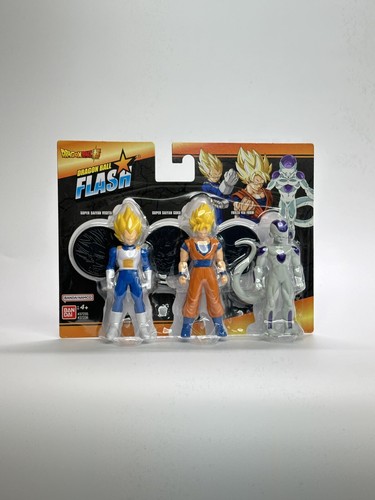 Lot De 3 Figurines Dragon Ball Bandai - Vegeta, Goku, Frieza - Neuf - Édition Flash 2022