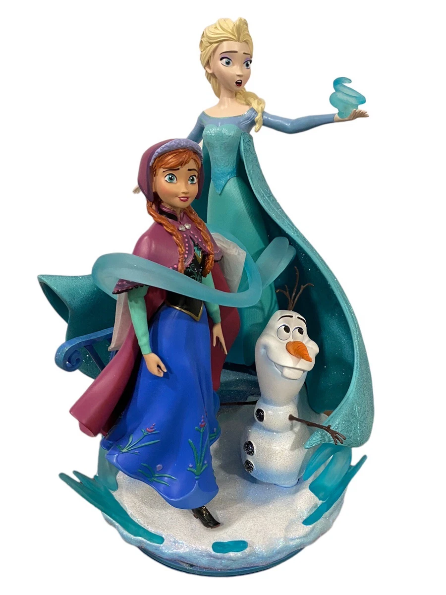 FIGURINE DISNEY FROZEN ANA ELSA OLAF LUMINEUX REINE DES NEIGES LIGHT