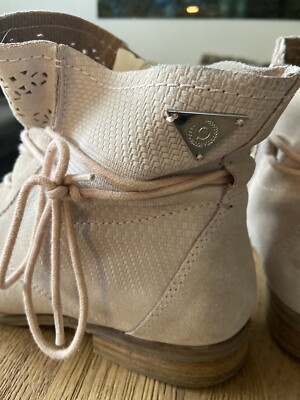 Bugatti Stiefelette Stiefel Schnür Boots Schuhe Rosa Rosé Gr. 41