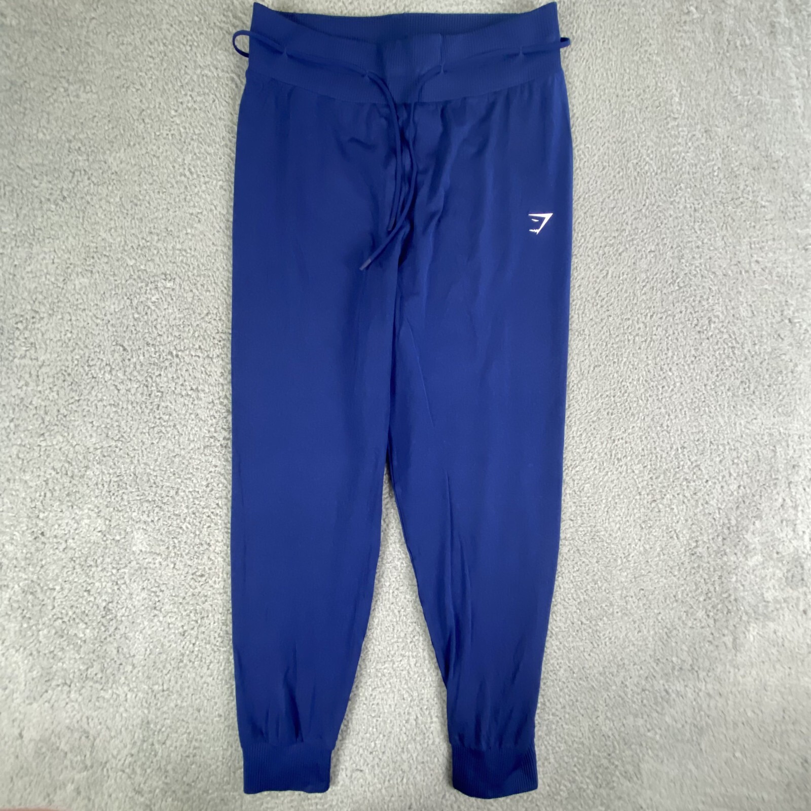 Gymshark Jogger Womens Large Blue Vital Seamless 2.0 Running Yoga Workout Gym