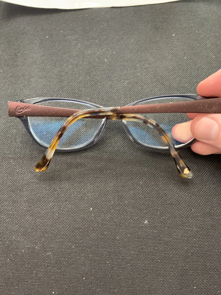 Candies Designer Reading Glasses CA0117-086-53mm in Crystal Blue Marble G479 - Image 3 of 4