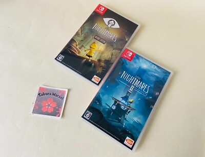 Nintendo Switch Little Nightmares 1 2 Japanese Video Games w/Box Tested Used JP