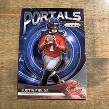 2023 Panini Prizm Portals Justin Fields SP #PO-7 Chicago Bears 💥 Ohio State F7