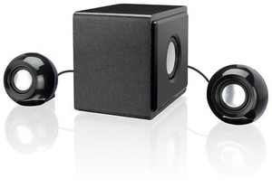 gpx 2.1 speaker system with subwoofer