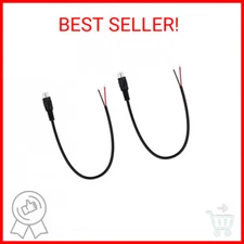 Fancasee 2 Pack Speaker Wire RCA Female Plug Jack Connector Adapter to Bare Wire