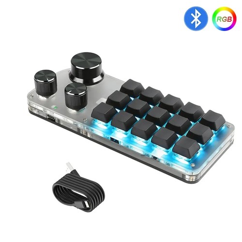 Macro Programming Game Keyboard With Bluetooth Layer Function Hot Swappable New - Picture 9 of 10