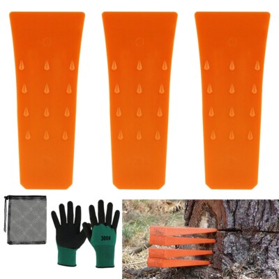 3X Fällkeile 150MM Baumfällung Forstkeil Tree Felling Wedges Holzfällerbedarf