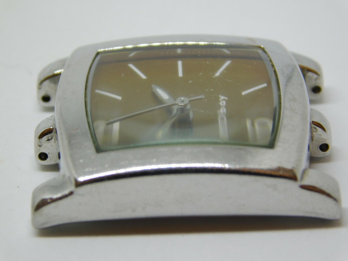 TOKYObay Womens Purple Striped Wrap Strap Silver Tone Quartz Watch New Battery Eva Red Leather Women main image 2