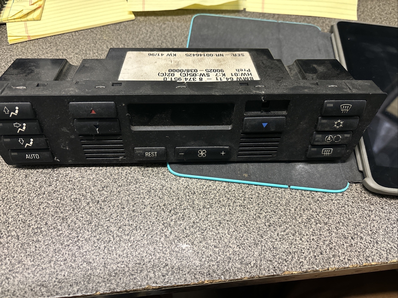 Bmw 64118374951 Heater Control Panel | eBay