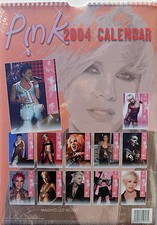 PINK Calendar 2004 UK 12 Great Images - in orig cellophane  NEW and SEALED