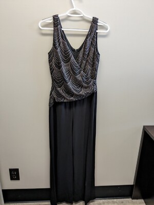 Women's Dress Jumpsuit Party Cocktail Anne Klein Size 6 Shimmer | eBay