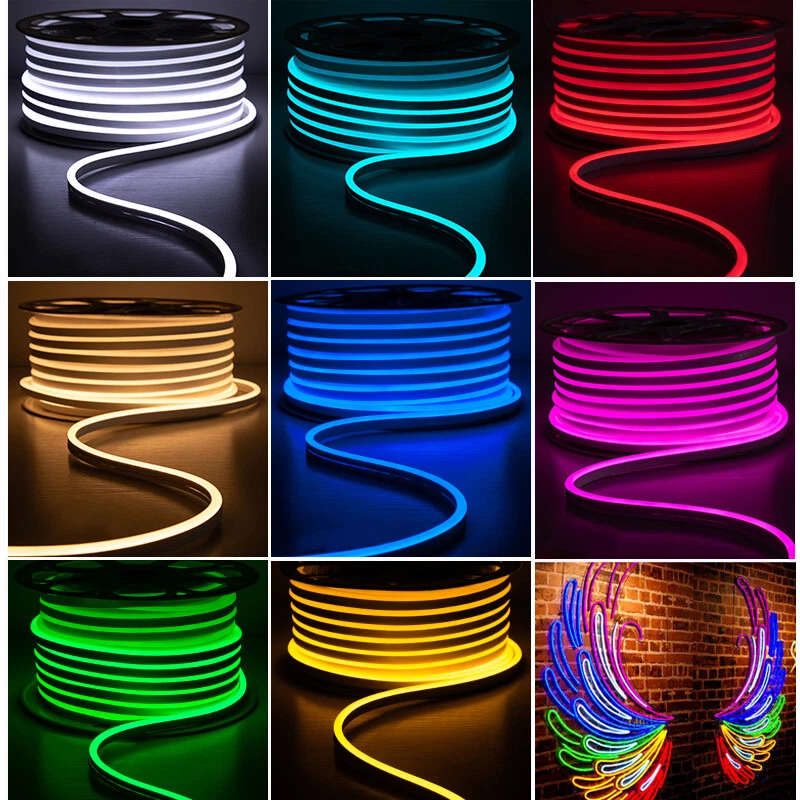DC12V SMD2835 Flex LED Neon Rope Lights Strip Silicone Tube KTV Car Boat Decor
Opens in a new window