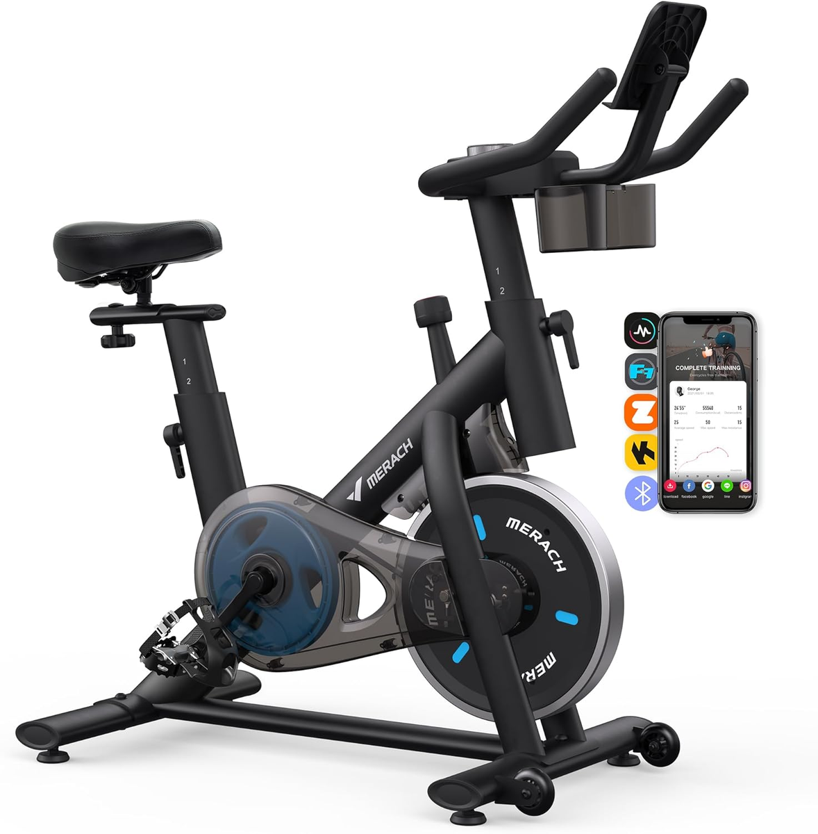 Exercise Bikes Echelon Bike And Zwift IC4 Bike Works With Peloton