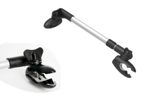 SUPYINI Schirmhalter Für Rollator & Kinderwagen – Universell Verstellbar, Schwarz