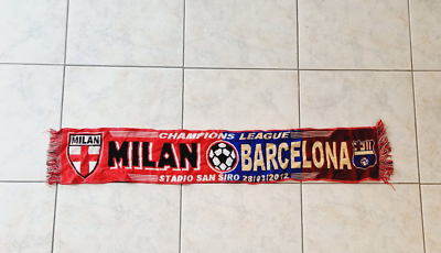 Écharpe AC Milan Ultras Vintage 2012 - Bufanda - Couleur Rouge - Occasion