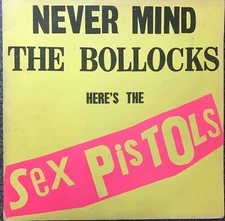 Sex Pistols Never Mind The bollocks 1977 Uk Virgin vinyl Lp V2086 Ex