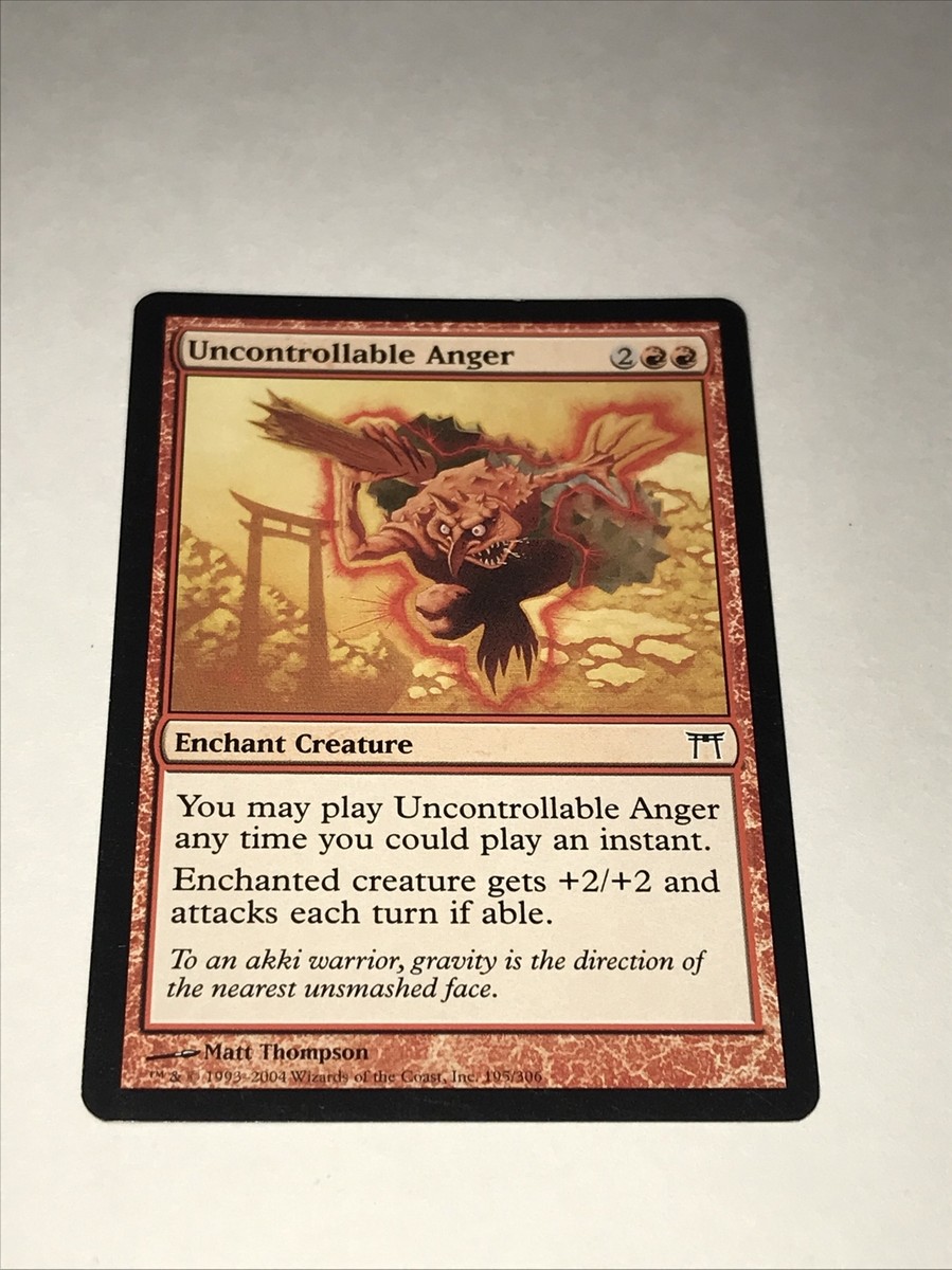 mtg anger card of the Gods [Double Masters 2022] creatures you control have haste. Ancestral Anger Magic: The Gathering