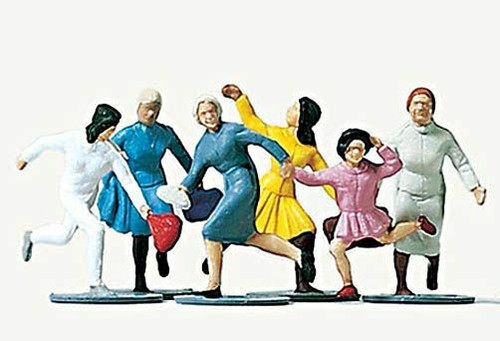 Figuras Merten H0 (0971): Viajeros apresurados, mujer | Zustand: Neu
