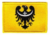 Flaggen AufnäHer Patch Polen - Niederschlesien Fahne Flagge